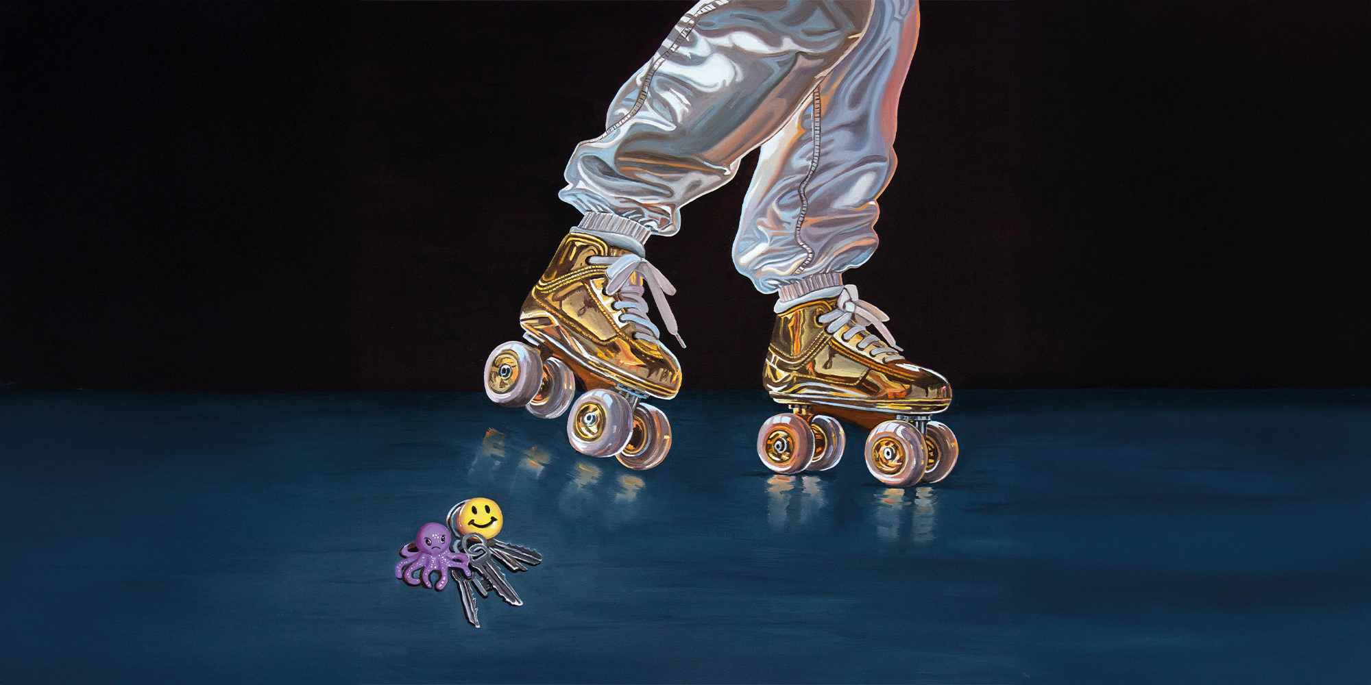 Mira går genom rummen. Bild: Lovisa Sköld