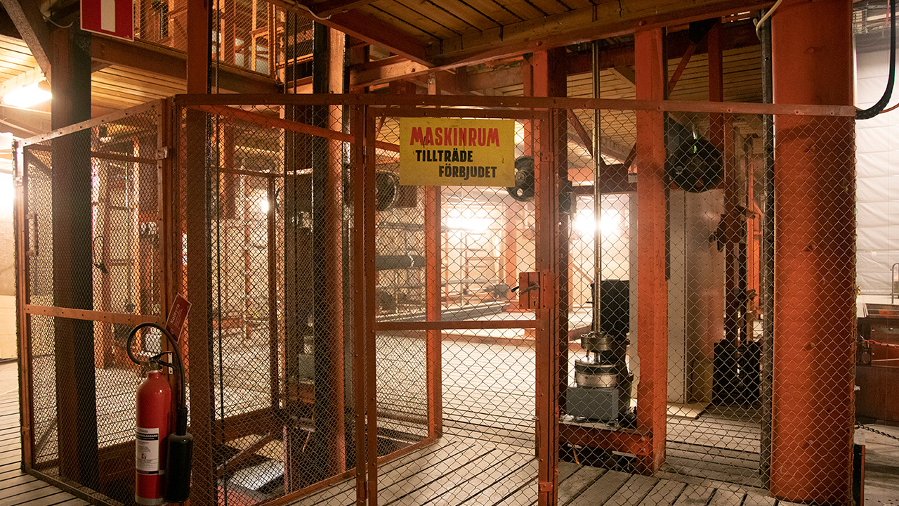 Vridscenen. Bild tagen under scen.