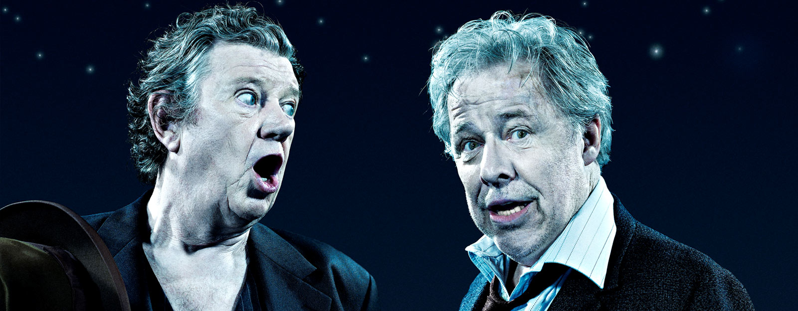 Iwar Wiklander och Sven Wollter