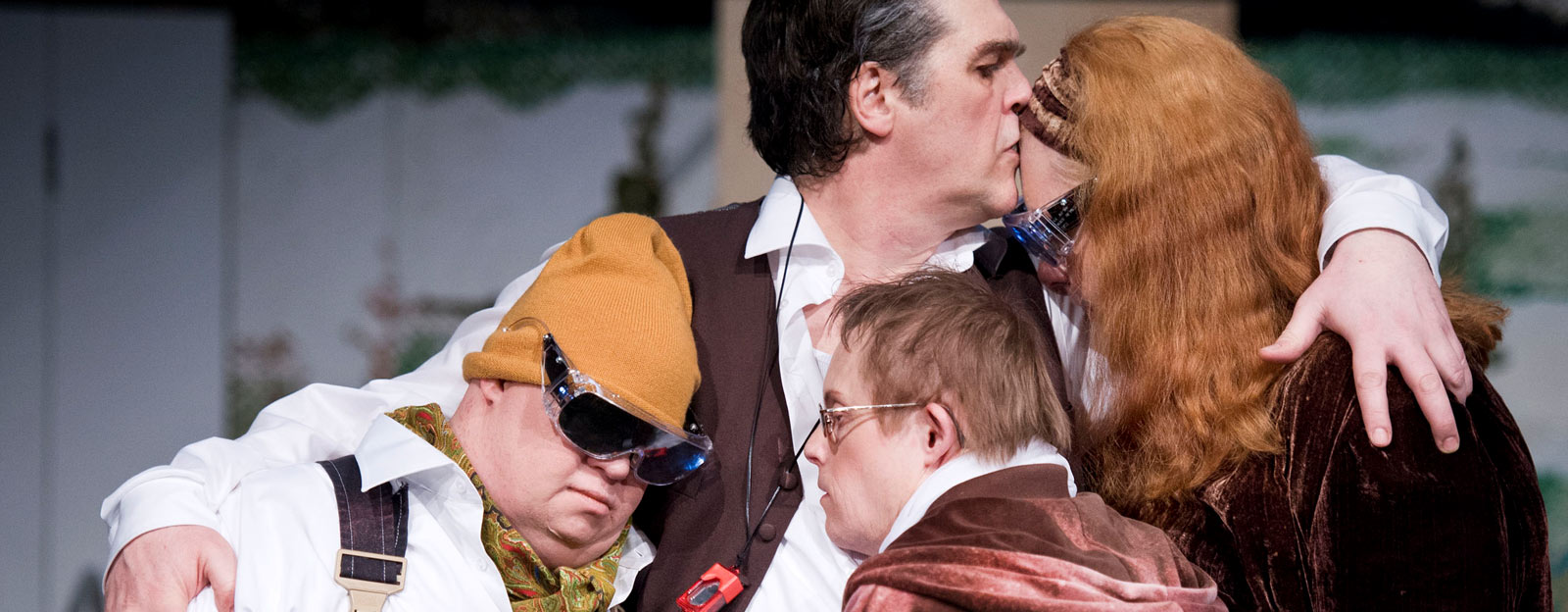 Pierre Björkman, Bill Hugg, Niclas Lendemar, Gunilla Ericsson.Pressbild Jag vill få vara mamma