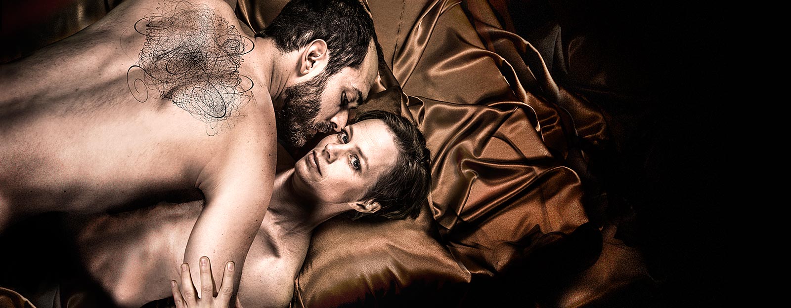 Kampanjbild How to hold your breath. Ett par i ett sexuellt möte.