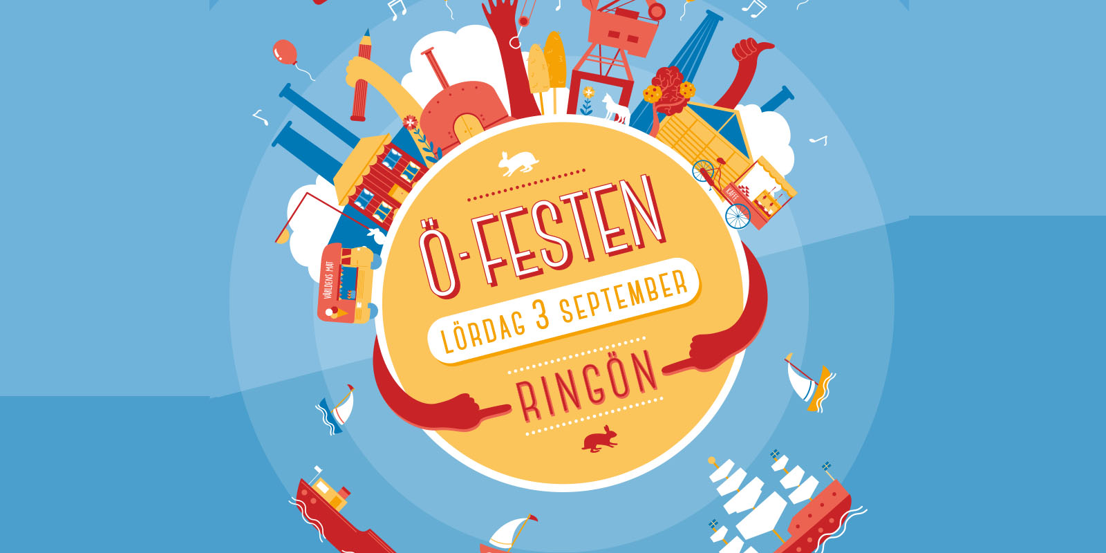 Logotype för Ö-festen på Ringön