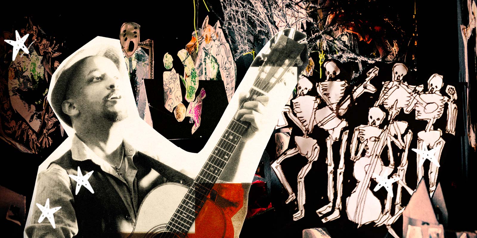 Affischbild Stjärnornas tröst, bildcollage