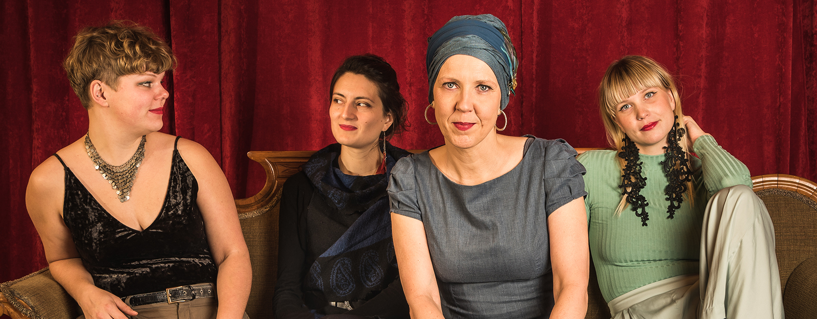 Anna Heikkinen, Larisa Ljungkrona-Mönttinen, Ida Gillner och Leonor Palazzo.