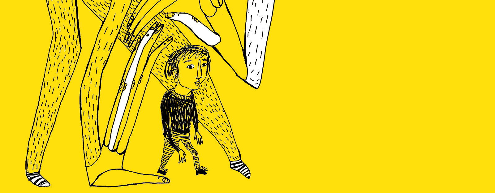 Kampanjbild Våra viktigaste vuxna Formgivare: Linda Wallgren Illustration: Maja-Lisa Bekken