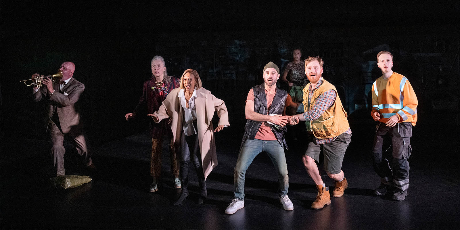 Lasse Carlsson, Maria Hedborg, Hannah Alem Davidson, Johan Hafezi, Eline Høyer, Victor Ståhl Segerhagen, Emil Ljungestig