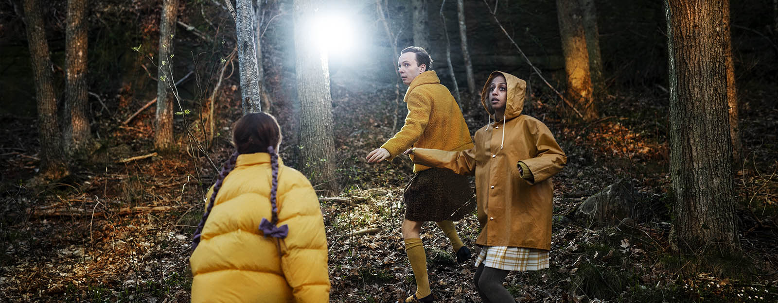 Statist på bild Lovisa Wepplinger, Emil Ljungestig, Hannah Alem Davidson